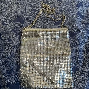 Silver handbag